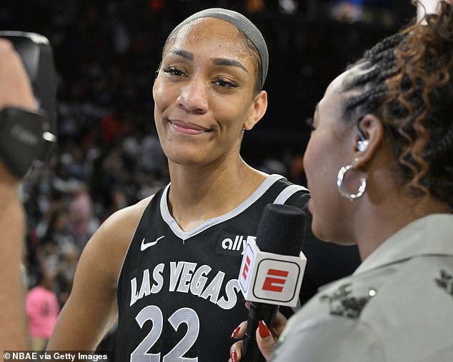 A'ja Wilson won her third WNBA MVP, having previously held the honor in 2020 and 2022