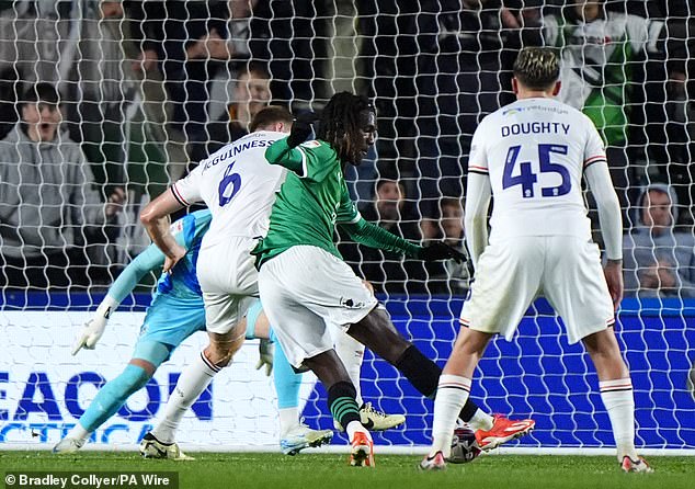 Ibrahim Cissoko's second-half brace secured the points for Plymouth on Friday evening