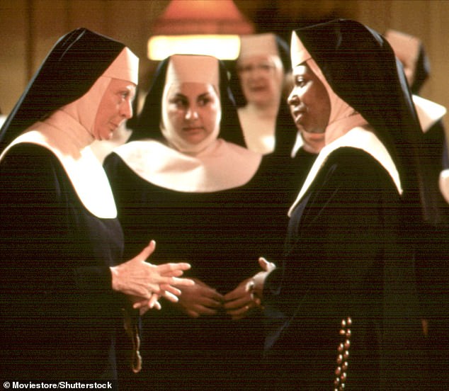 “Maggie Smith was an amazing woman and a brilliant actress,” Smith's Sister Act co-star Whoopi Goldberg shared on Instagram; Smith (left) and Goldberg (right) seen in Sister Act