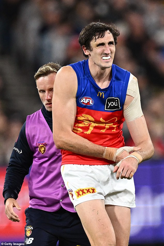 Brisbane Lions ruck Oscar McInerney has been tremendous all season but will miss the grand final and possibly a premiership medal