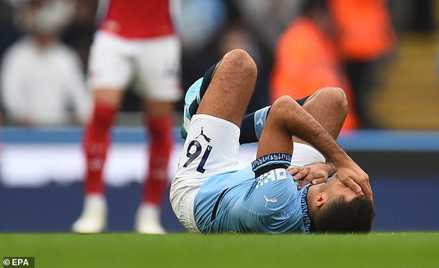 Rodri will miss the rest of the season after picking up the problem against Arsenal last week