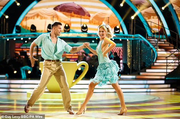 Tasha received a standing ovation in week one and was near the top of the leaderboard with her Cha Cha Cha to Espresso by Sabrina Carpenter with partner Aljaz Skorjanec, who returned to the show