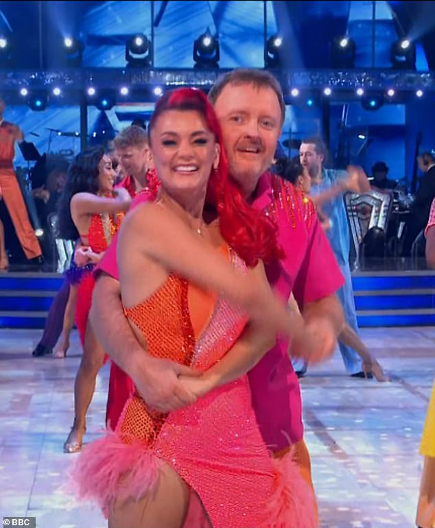 Chris and Dianne take part in this year's first episode of Strictly