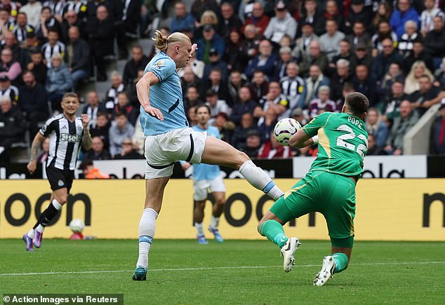 Nick Pope made some brilliant saves for Newcastle and was brave in several challenges