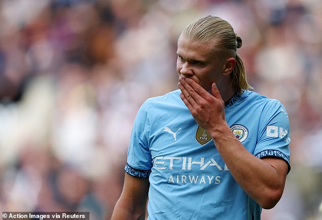 For the first time this season, Erling Haaland was kept quiet and failed to score