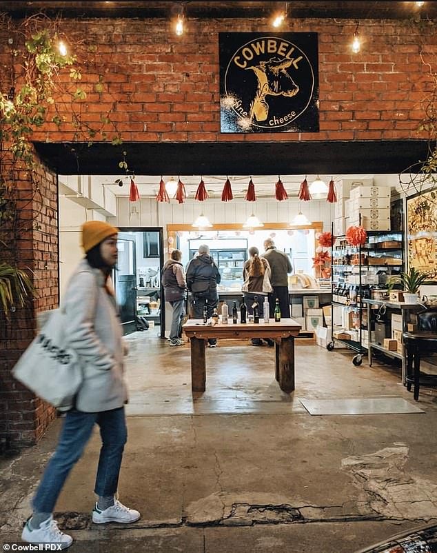 Cowbell Creamery is a specialty cheese shop on the other side of town, next to Stammtisch