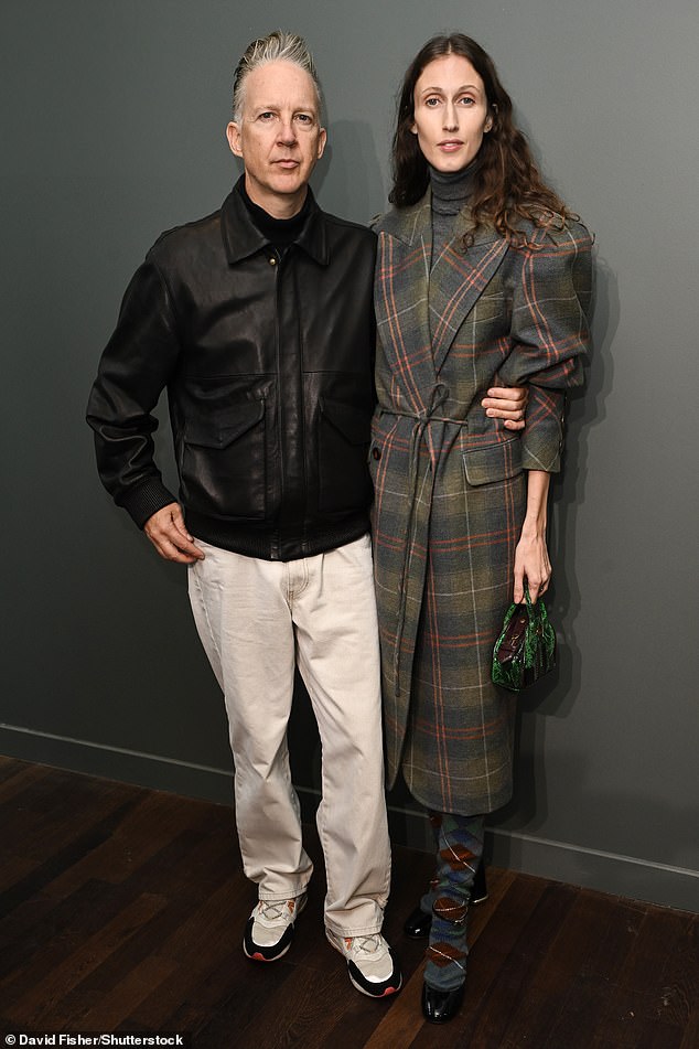 Dazed magazine founder Jefferson Hack was accompanied by his wife Anna Cleveland