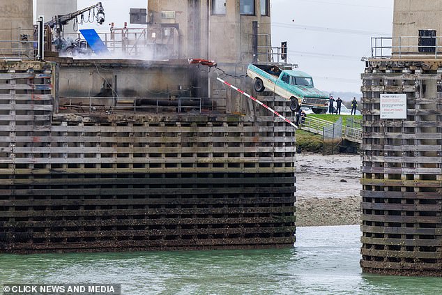 Filming took place on Kingsferry Bridge for the confrontation scene between Adam Clay and Mickey Garnett (David Witts), which results in Garnett being tied to a truck and thrown into the murky waters of the Swale Estuary below.