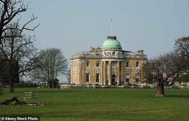 Filming took place in Tyringham, near Newport Pagnell, Milton Keynes, in October 2022 at Tyringham Hall - a private 18th century country house in the village (stock image)