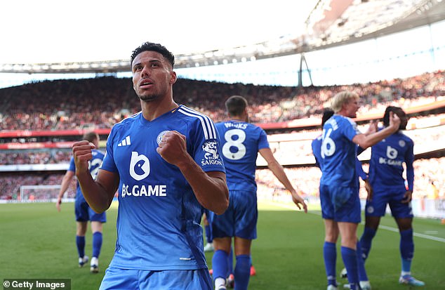 James Justin scored two second-half goals as Leicester threatened to grab an unlikely point