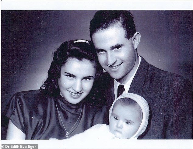 Dr. Eger with her husband Bela and their firstborn, Marianne, circa 1947