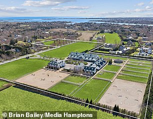 An aerial photo of the building can be seen