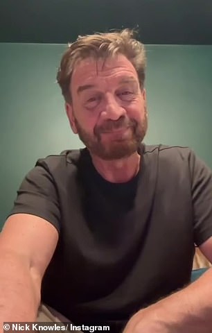 The DIY SOS presenter spoke to followers on Instagram