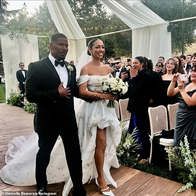 Their outing shortly after he walked his eldest daughter Corinne, 30, down the aisle