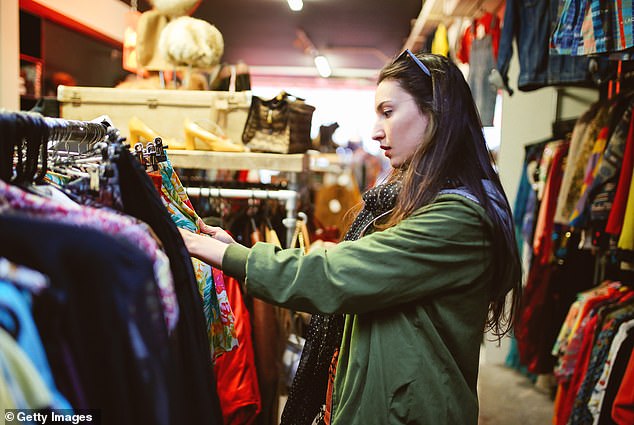 There has been an 18 percent increase in the global second-hand market in recent years, reaching a valuation of $197 billion (stock image)