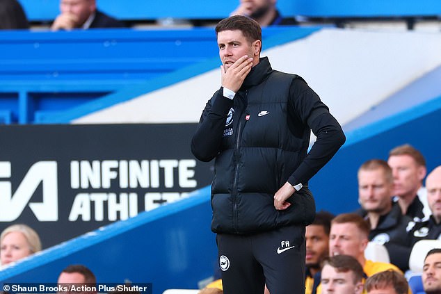 Brighton boss Fabian Hurzeler saw his system malfunction at Stamford Bridge on Saturday