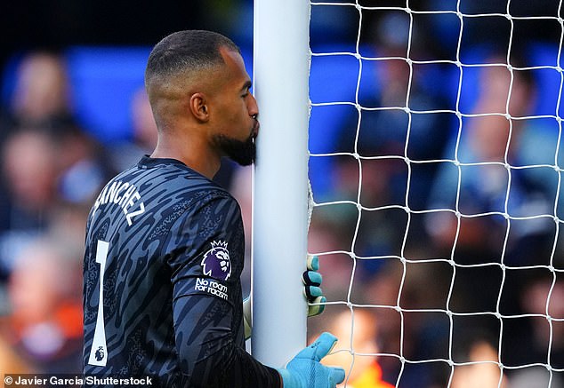 Former Brighton goalkeeper Robert Sanchez made several mistakes against his old team