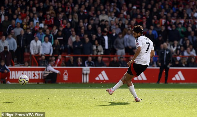 The only goal of the match at the City Ground was a penalty converted by Raul Jimenez