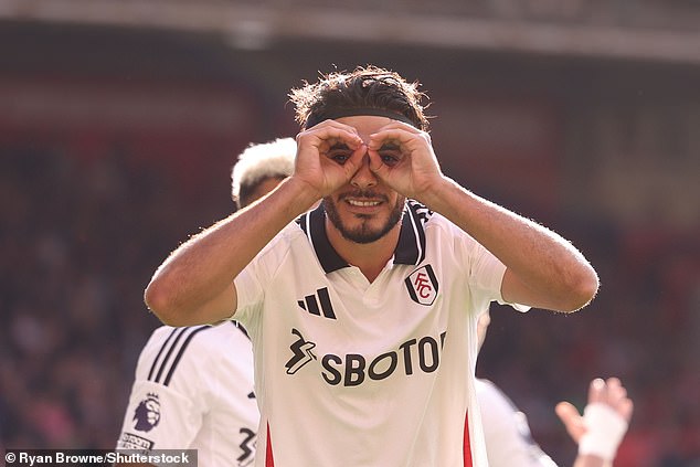 Mexican Jimenez has now scored in three consecutive Premier League games for Fulham