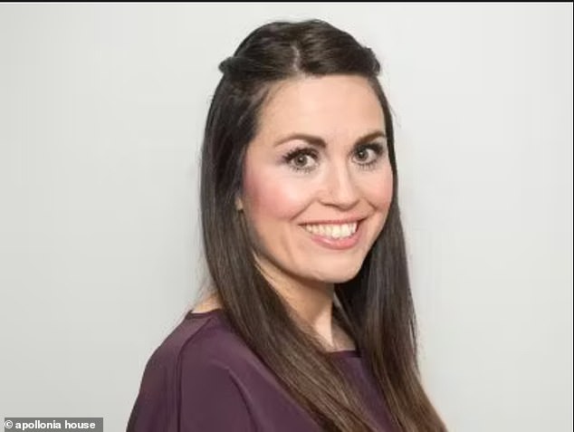 Tiffany – the daughter of former footballer Les Chapman – currently works as a dental assistant at the Apollonia House Dental and Healthcare facility in Oldham (pictured on the company's official website)