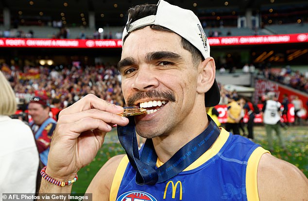 Charlie Cameron lost fans when he snubbed the youngster hanging his grand final medal around his neck