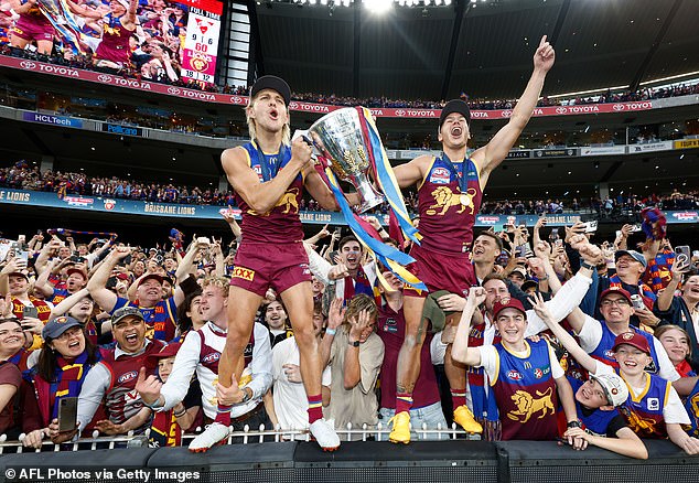 Brisbane Lions roared to victory in the grand final at the MCG on Saturday