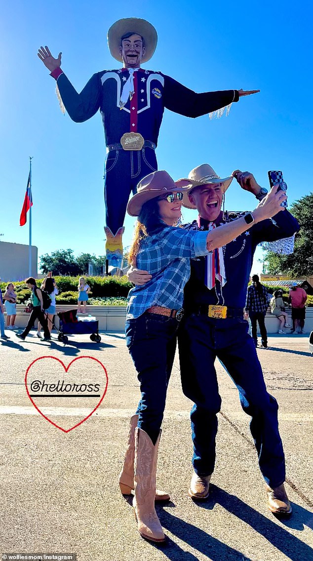 The tandem Valerie and Ross documented their performance at the State Fair Of Texas in Dallas on Friday, where they dressed in their best cowboy and cowgirl ensembles