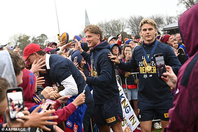 Lions fans are celebrating as their 21-year premiership drought has ended