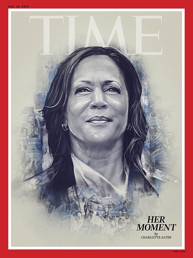 Donald Trump said he thought the vice president looked like his wife and former First Lady Melania during his interview with Elon Musk on the cover of Kamala Harris on the cover of Time Magazine.