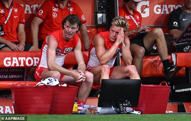 John Longmire claimed Heeney suffered a stress fracture during the big match