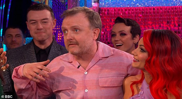 Later in the show, Chris McCausland left the audience and viewers in stitches when he unleashed a ferocious attack on judge Craig Revel Horwood.