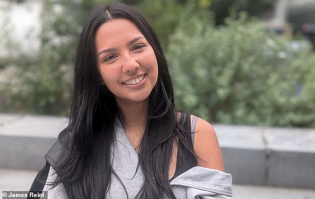 19-year-old New York City student Gabby Carlos wants to vote this year, but is registered far away in her native Texas