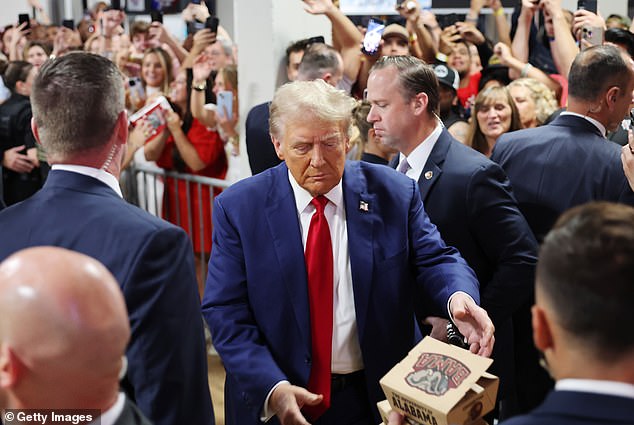 The former president attended the highly anticipated college football game between the University of Alabama and the University of Georgia on Saturday despite extensive security measures