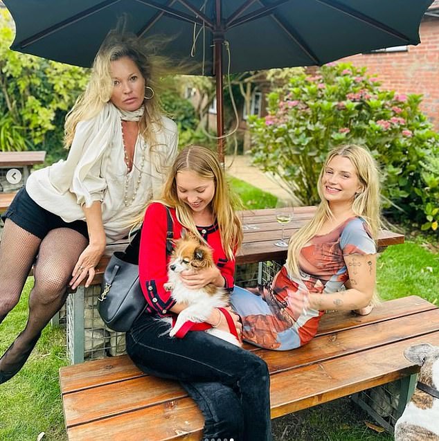 Lottie, half-sister of supermodel Kate Moss, suffered a seizure and severe dehydration after taking the drug when she weighed around 60kg - just nine stone. In the photo Kate, left, with daughter Lila, center, and Lottie