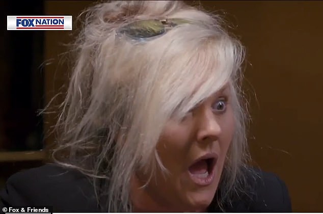 This is how Amber Hatfield Bishop, Devil Anse's third great-granddaughter, reacted when she was asked to leave because she was too loud