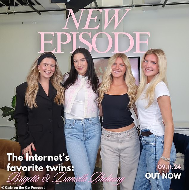 The podcast delved into many aspects of the twins' lives, including the projects they envision for themselves in the future