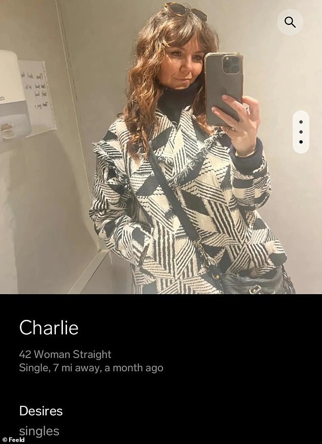 Earlier this month, Charlie turned to a raunchy dating site that endorses 