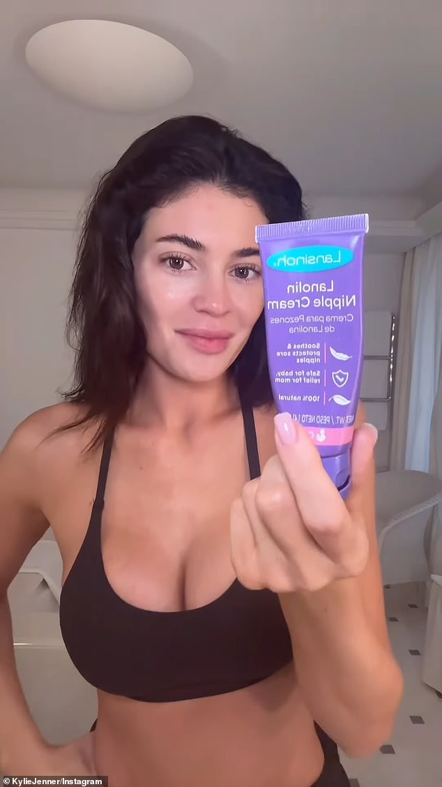 The food run comes after the reality TV star shared a GRWM video and revealed she uses nipple cream on her lips