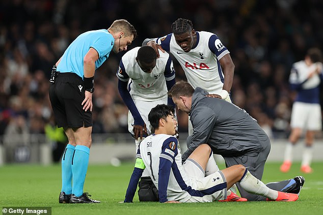 The Spurs captain missed the game against Man United after suffering a hamstring injury in the Europa League