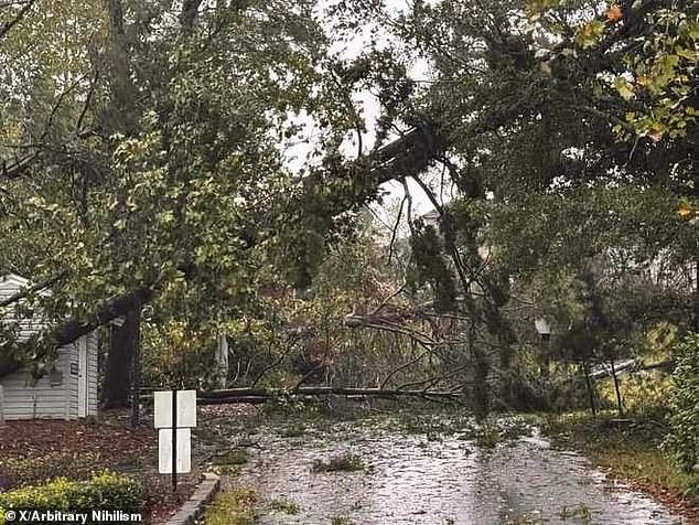 As the weakened storm moved north, it dumped heavy rainfall on the Carolinas and Tennessee, causing widespread flooding and landslides