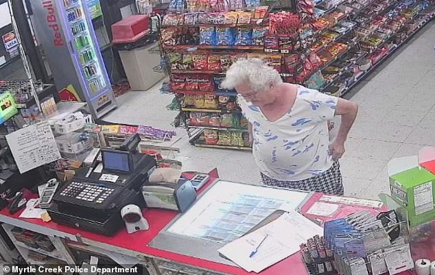 The grandmother was captured on camera at a gas station in one of the last sightings