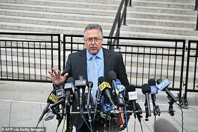 Combs' attorney Marc Agnifilo spoke to reporters after a bail hearing on September 18 in New York