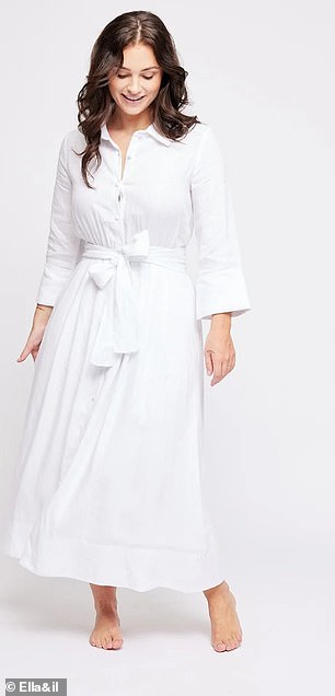 Linen dress Marja from the Norwegian brand Ella&il $480