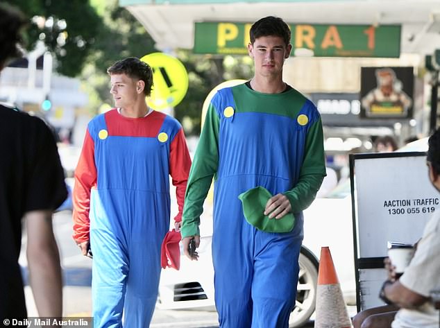 Luke Lloyd (right) and Reece Torrent were great when Super Mario Bros