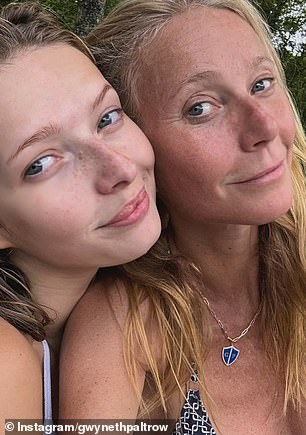 The actress and Goop founder has also been co-parenting daughter Apple, 20, since divorcing her father in 2014