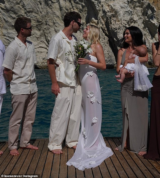 Australian surfer Laura Enever and DJ Jake Smith tied the knot earlier this month in a star-studded ceremony in Ibiza in front of celebrity guests including DJ Fisher and his wife Chloe and Australian model Ellidy Pullin