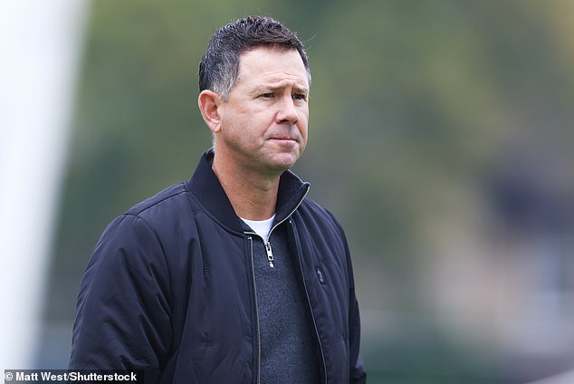 Australian cricket legend Ricky Ponting (pictured in England during the series) called out the home team for the obvious time-wasting tactics