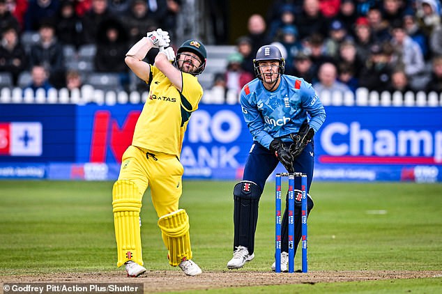 Travis Head (pictured left) made another valuable contribution to an Australian win as he was awarded Player of the Series honours