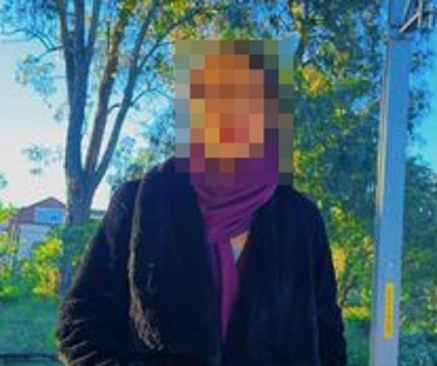 On July 8, 2023, Rahimi allegedly trafficked his wife (pictured) out of Australia by tricking her into leaving the country.