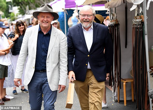 Mr Rudd was appointed to the top diplomatic post by Anthony Albanese in 2022, but a senior Labor figure has since claimed he had become the government's 